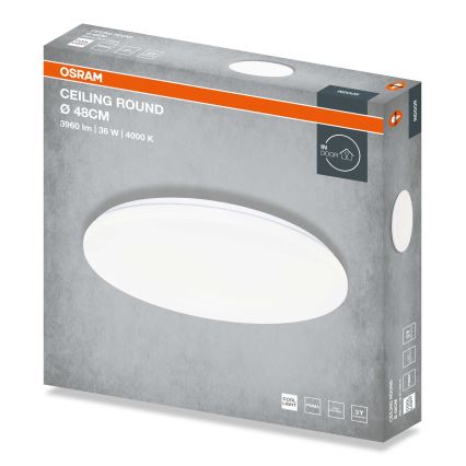 Osram - LED плафон CEILING ROUND LED/36W/230V 4000K Ø 48 см бял