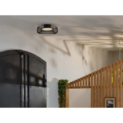 Osram - LED плафон DECOR MESH LED/18,5W/230V Ø 30 см черен