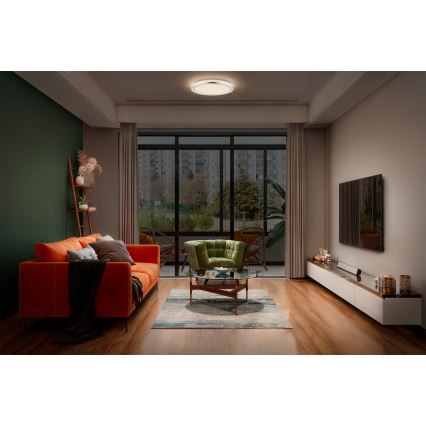 Osram - LED плафон ORBIS HELMAN LED/16W/230V Ø 29,5 cm сребрист