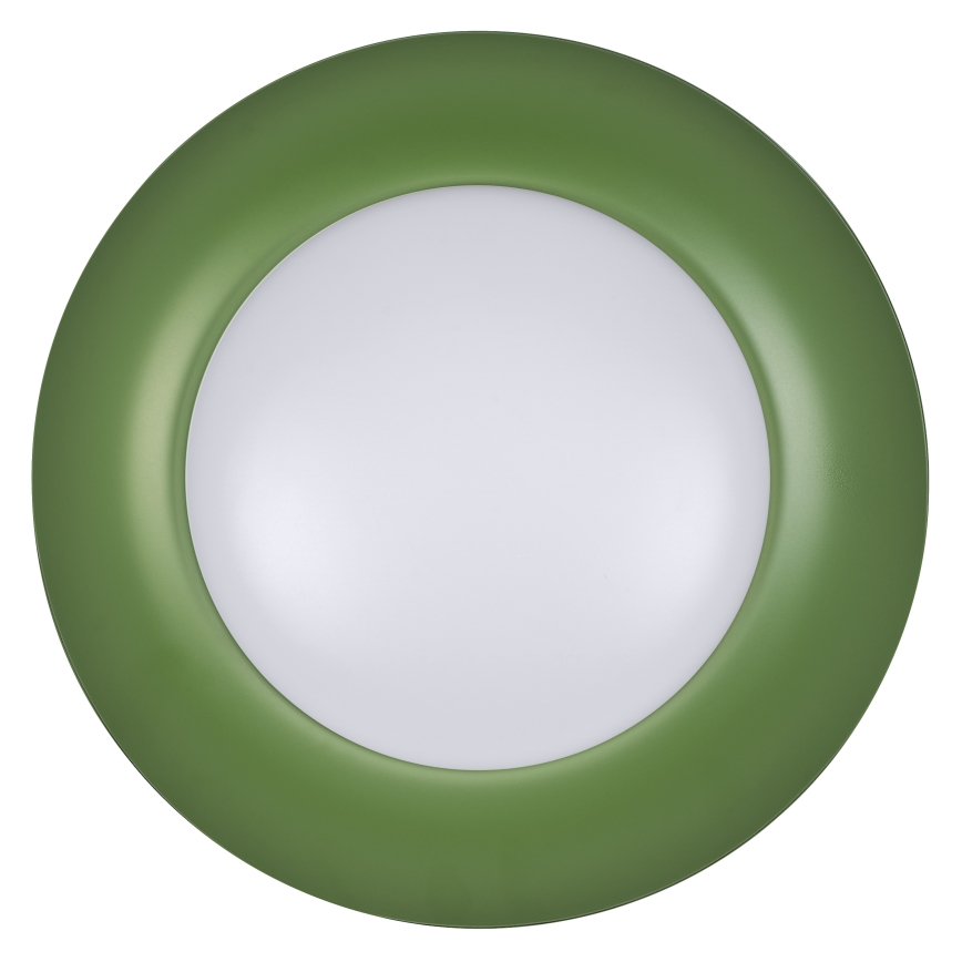 Osram - LED димируемо таванно осветително тяло ORBIS PLATE LED/19W/230V Ø31 см зелен/черен