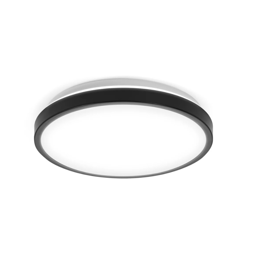 Osram - LED таванен осветител за баня DISC LED/18W/230V 3000/4000K Ø 30 см IP44 черен