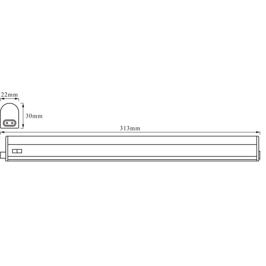 Osram - LED подшкафно осветително тяло BATTEN LED/4W/230V 30 cm