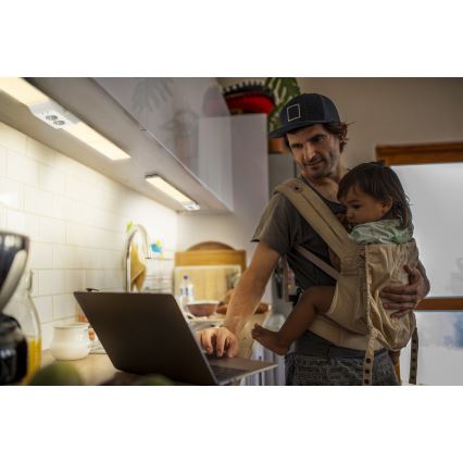 Osram - LED димируемо подшкафно осветително тяло с контакти UNDERCABINET LED/10W/230V 3000K 54,8 cm бяло