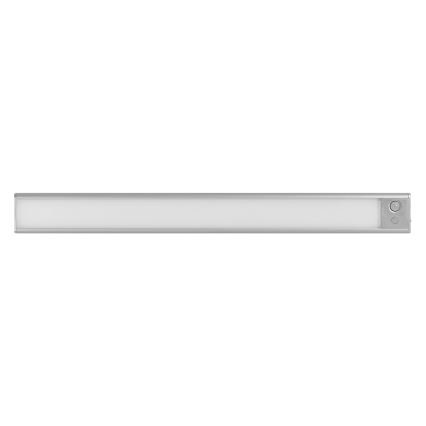 Osram - LINEAR LED подшкафно осветително тяло със сензор за движение и сумрак, 3,2W/3,7V, 500 mAh, 3000/4000/6500K, 40 cm, сиво