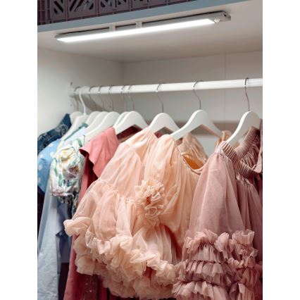 Osram - LED подшкафно осветително тяло с вграден сензор за движение и сумрак LINEAR LED/4W/3,7V 1500 mAh 3000/4000/6500K 60 cm сиво