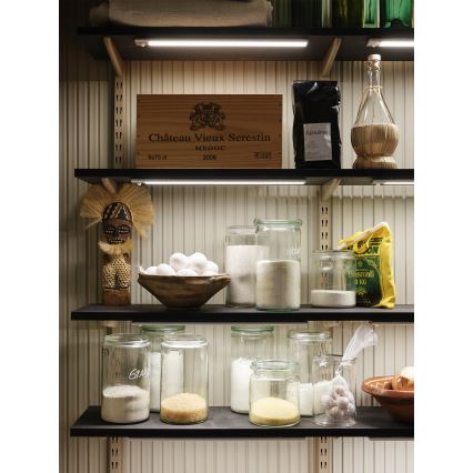 Osram - LED подшкафно осветително тяло с вграден сензор за движение и сумрак LINEAR LED/4W/3,7V 1500 mAh 3000/4000/6500K 60 cm сиво