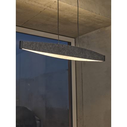 Osram - LED полилей на кабел DECOR FLAT LED/23W/230V сив