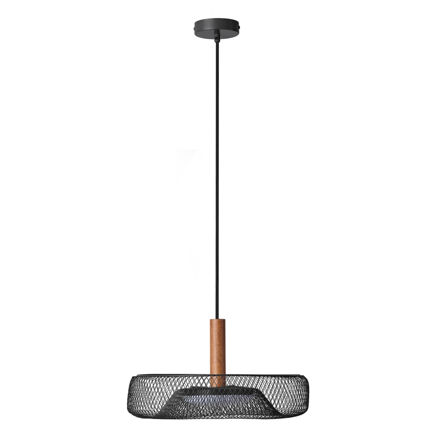 Osram - LED полилей на кабел DECOR MESH LED/18,5W/230V Ø 40 cm черен/каучукова дървесина