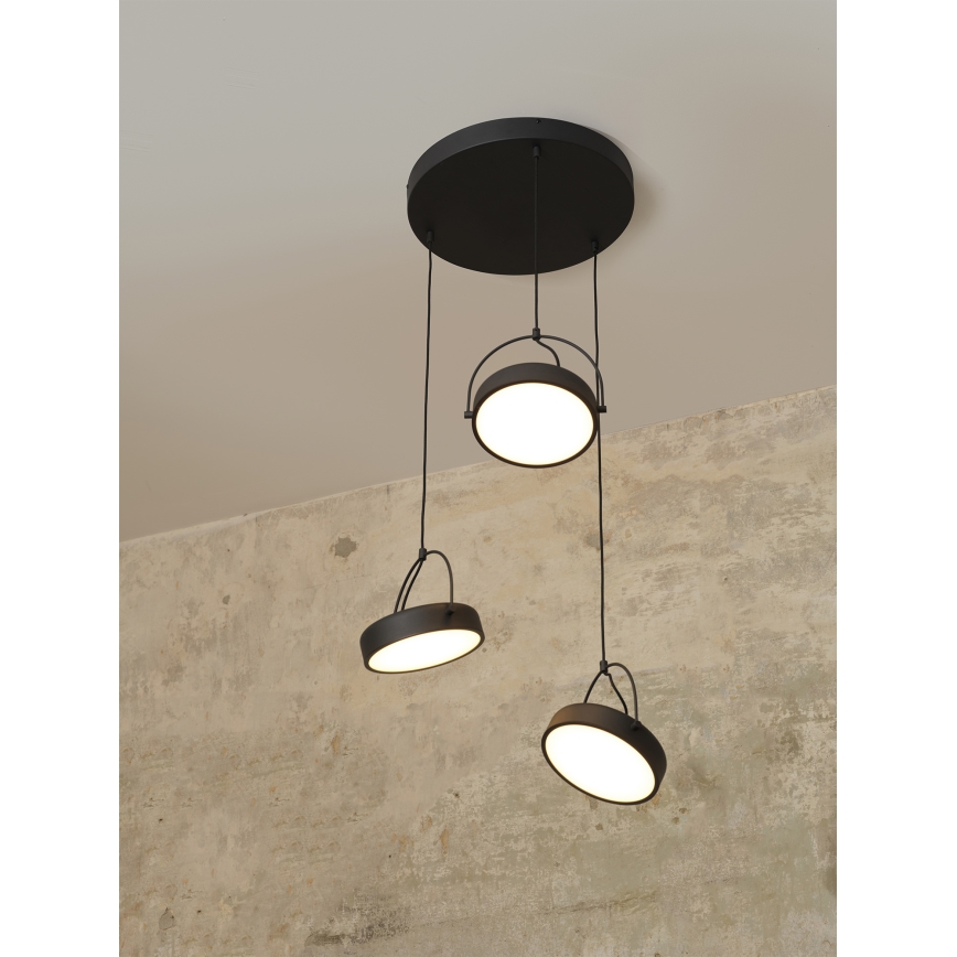 Osram - LED полилей на кабел DECOR PUCK 3xLED/12W/230V CRI 90 черен