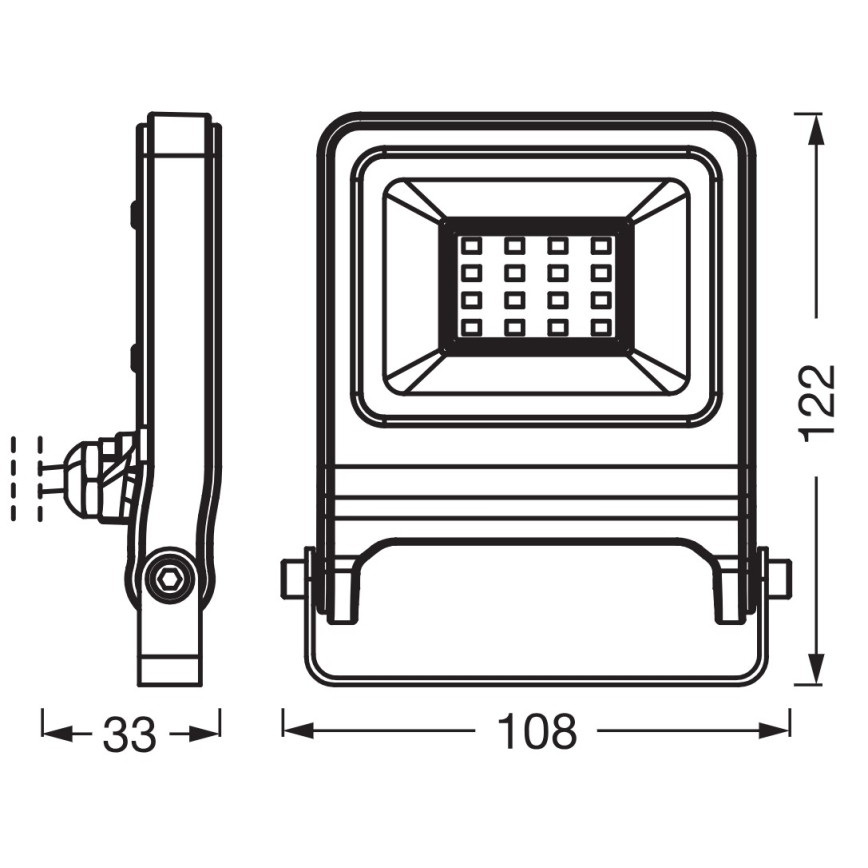 Osram - LED прожектор ENDURA LED/10W/230V 4000K IP65
