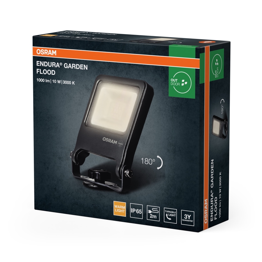 Osram - LED прожектор ENDURA LED/10W/230V 3000K IP65 антрацит