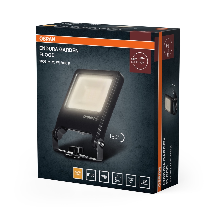 Osram - LED прожектор ENDURA LED/20W/230V 3000K IP65 антрацит