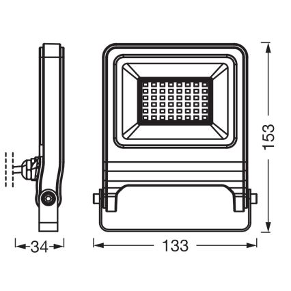 Osram - LED прожектор ENDURA LED/30W/230V 3000K IP65
