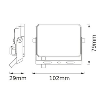 Osram - LED прожектор FLOODLIGHT LED/10W/230V 3000K IP65