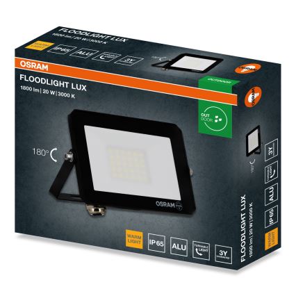 Osram - LED прожектор FLOODLIGHT LED/20W/230V 3000K IP65
