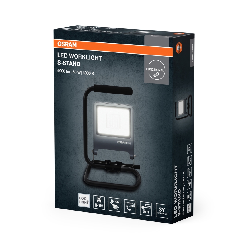Osram - LED прожектор с държач S-STAND LED/50W/230V 4000K IP65 антрацит