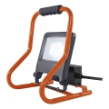 Osram - LED прожектор с монтажна скоба и гнезда R-STAND LED/50W/230V 4000K IP44 оранжев/антрацит