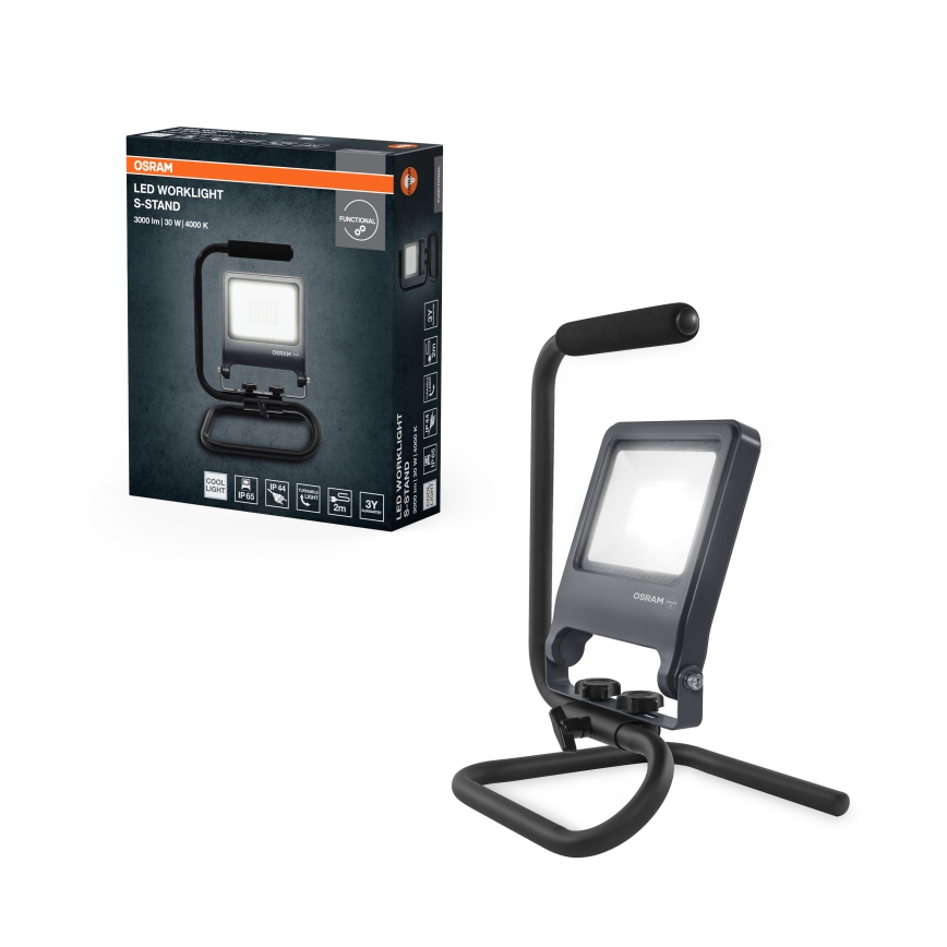 Osram - LED прожектор с монтажна стойка S-STAND LED/30W/230V 4000K IP65 антрацит