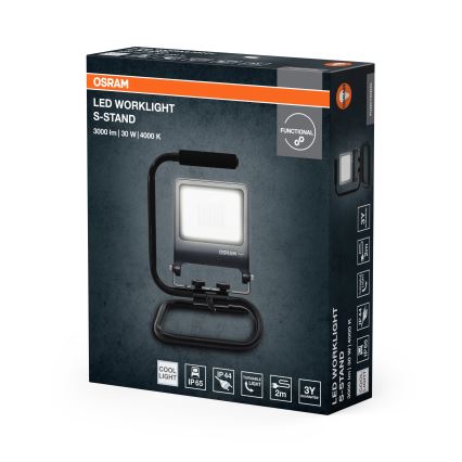 Osram - LED прожектор с монтажна стойка S-STAND LED/30W/230V 4000K IP65 антрацит