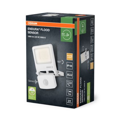 Osram - LED прожектор със сензор ENDURA LED/20W/230V 3000K IP44