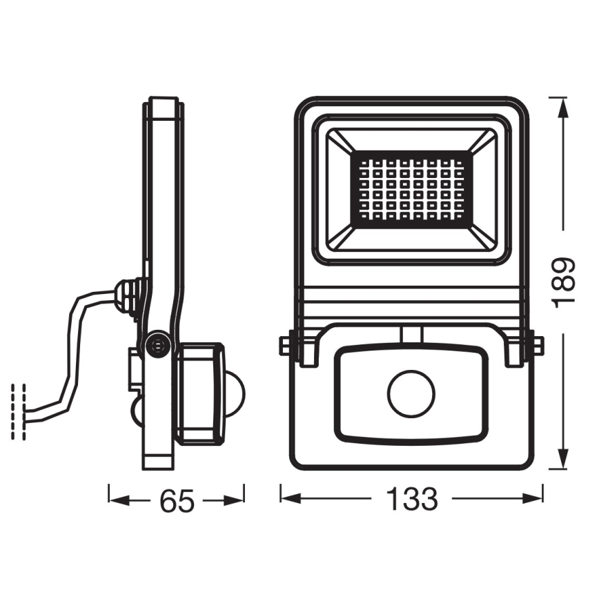 Osram - LED прожектор със сензор ENDURA LED/30W/230V 3000K IP44