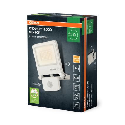 Osram - LED прожектор със сензор ENDURA LED/30W/230V 3000K IP44