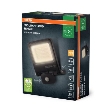 Osram - LED прожектор със сензор ENDURA LED/50W/230V 3000K IP44