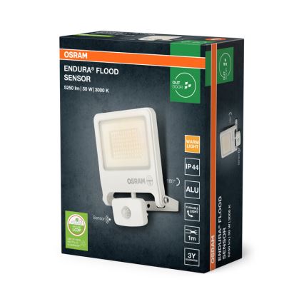 Osram - LED прожектор със сензор ENDURA LED/50W/230V 3000K IP44