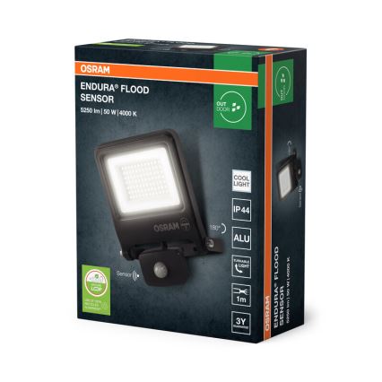 Osram - LED прожектор със сензор ENDURA LED/50W/230V 4000K IP44