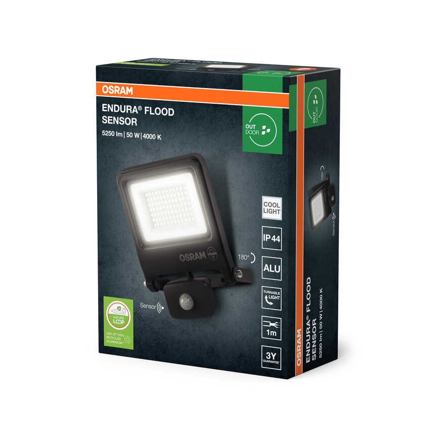 Osram - LED прожектор със сензор ENDURA LED/50W/230V 4000K IP44