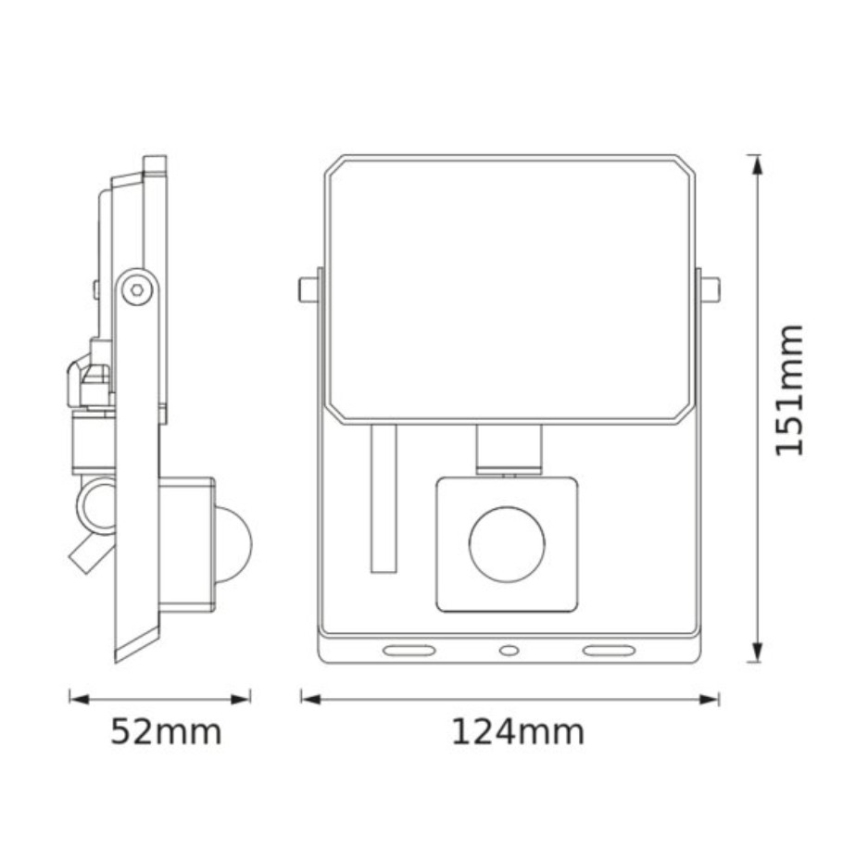 Osram - LED прожектор със сензор FLOODLIGHT LED/20W/230V 6500K IP65