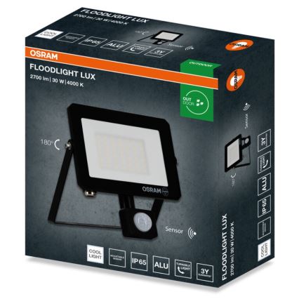 Osram - LED прожектор със сензор FLOODLIGHT LED/30W/230V 4000K IP65