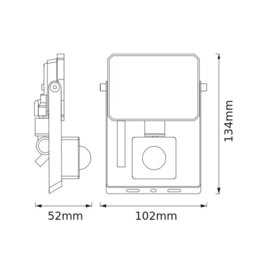 Osram - LED прожектор със сензор за движение, 10 W, 230 V, 6500 K, IP65