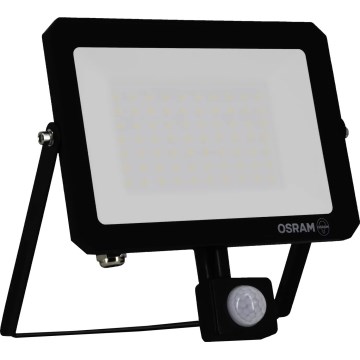 Osram - LED прожектор със сензор за движение и сумрак FLOODLIGHT LED/50W/230V 6500K IP65 черен