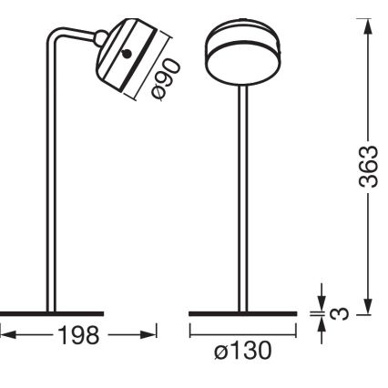 Osram - LED регулируема презареждаема настолна лампа 3 в 1 DECOR HELPER LED/1,8W/5V бяла