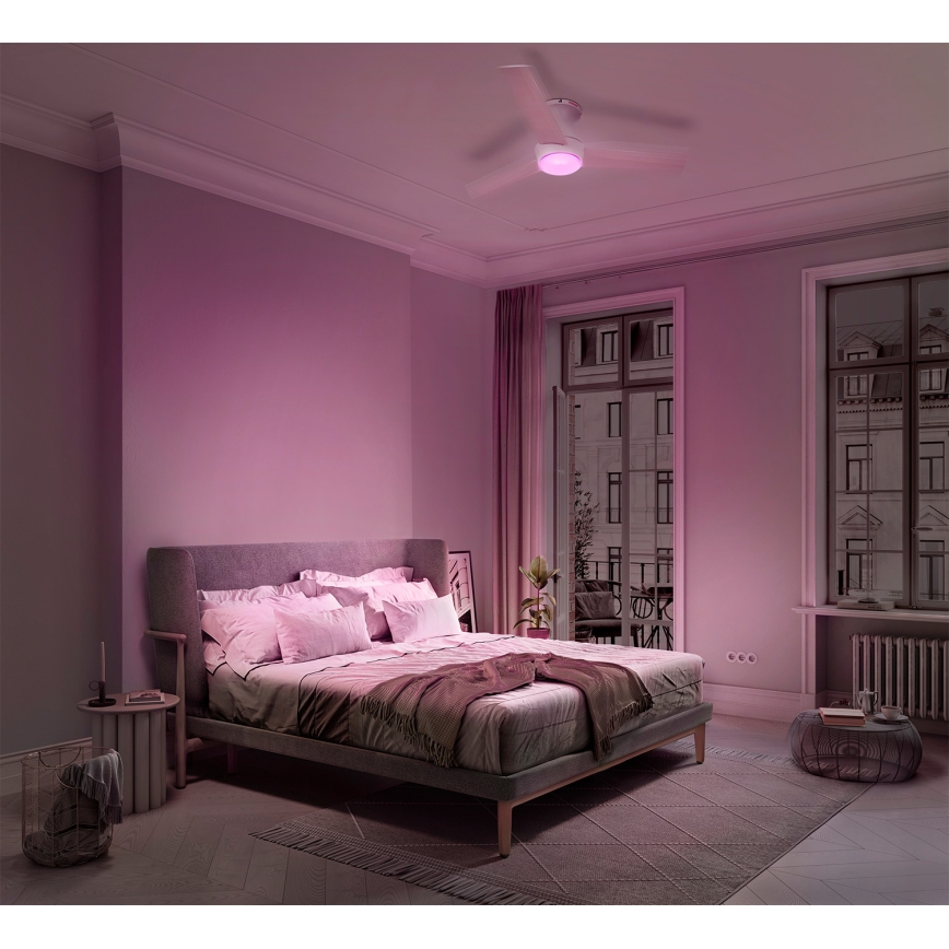 Osram - LED RGB димируем таванен вентилатор NORDES LED/18W/230V 3000-6500K + дистанционно управление