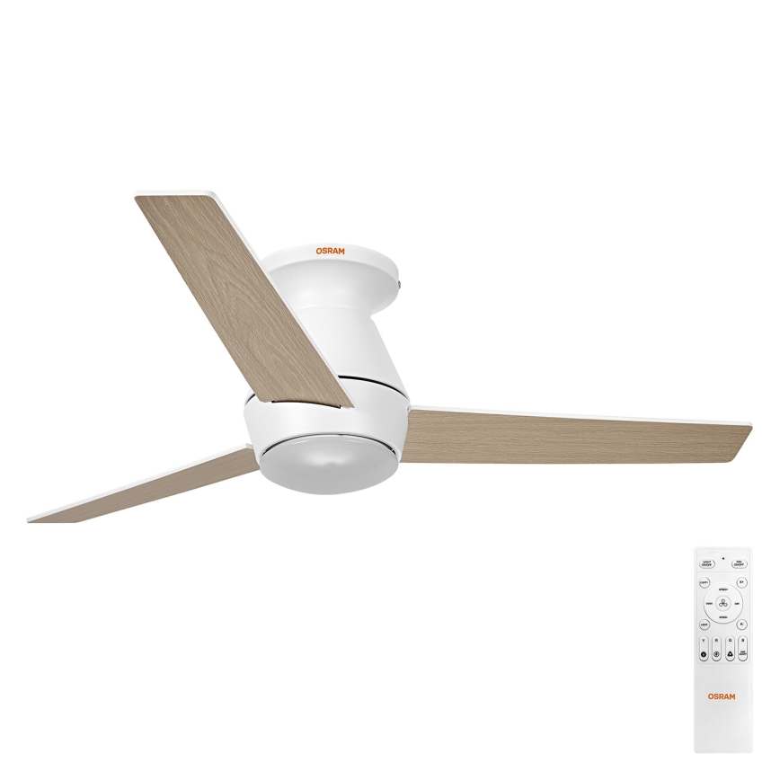 Osram - LED RGB димируем таванен вентилатор NORDES LED/18W/230V 3000-6500K + дистанционно управление
