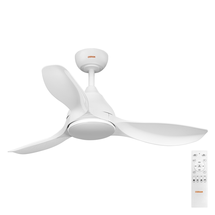 Osram - RGB LED димируем таванен вентилатор NORDES LED/18W/230V 3000-6500K + дистанционно управление
