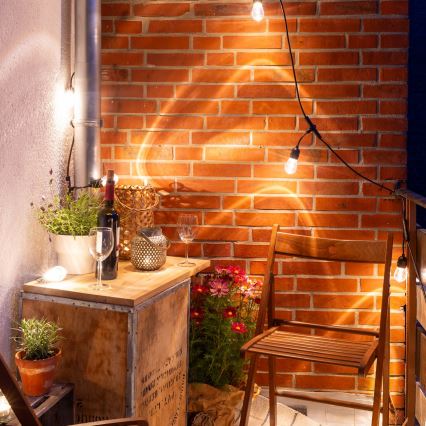 Osram - LED RGB димируема външна гирлянда SMART+ STRING 12xLED/230V 7,47m IP44 Wi-Fi