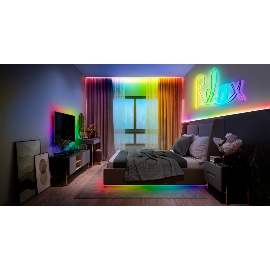 Osram - димируема LED RGB лента SMART+ MAGIC 3m LED/22W/230V Wi-Fi + дистанционно управление