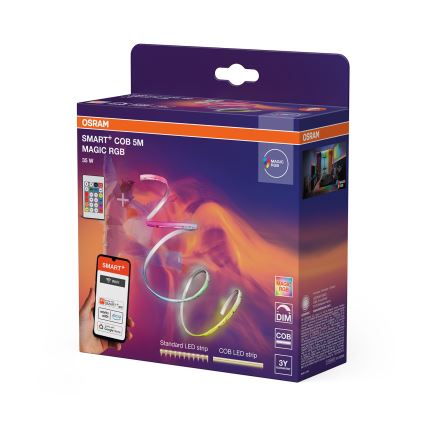 Osram - димируема LED RGB лента SMART+ MAGIC 5m LED/35W/230V Wi-Fi + дистанционно управление