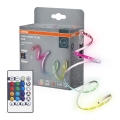 Osram - LED RGB димируема лента за телевизор FLEX AUDIO 2m LED/3,6W/5V + дистанционно управление
