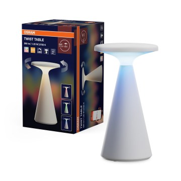 Osram - LED RGB димируема сензорна презареждаема външна настолна лампа SMART+ TWIST LED/1,35W/3,7V 1800 mAh IP44