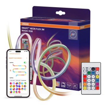 Osram - LED RGB димируема външна LED лента SMART+ MAGIC 3m LED/15W/230V IP44 Wi-Fi+ дистанционно управление