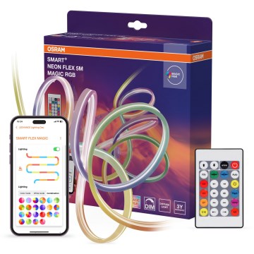 Osram - LED RGB димируема външна лента SMART+ MAGIC 5m LED/24W/230V IP44 Wi-Fi+ дистанционно управление