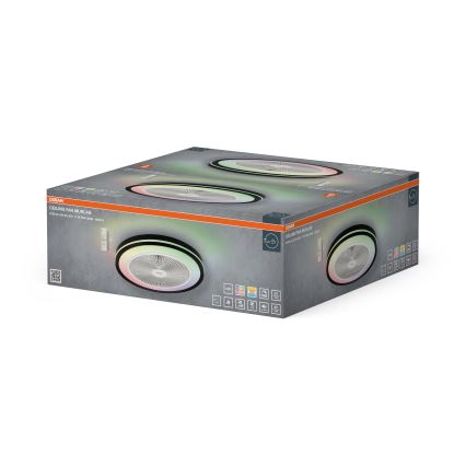 Osram - LED димируемо таванно осветително тяло с вентилатор MURLAN LED/26W/230V 3000-6500K + дистанционно управление