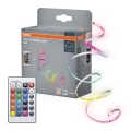 Osram - LED RGB лента с възможност за димиране FLEX TV MOOD 1,5m LED/4W/5V + дистанционно управление