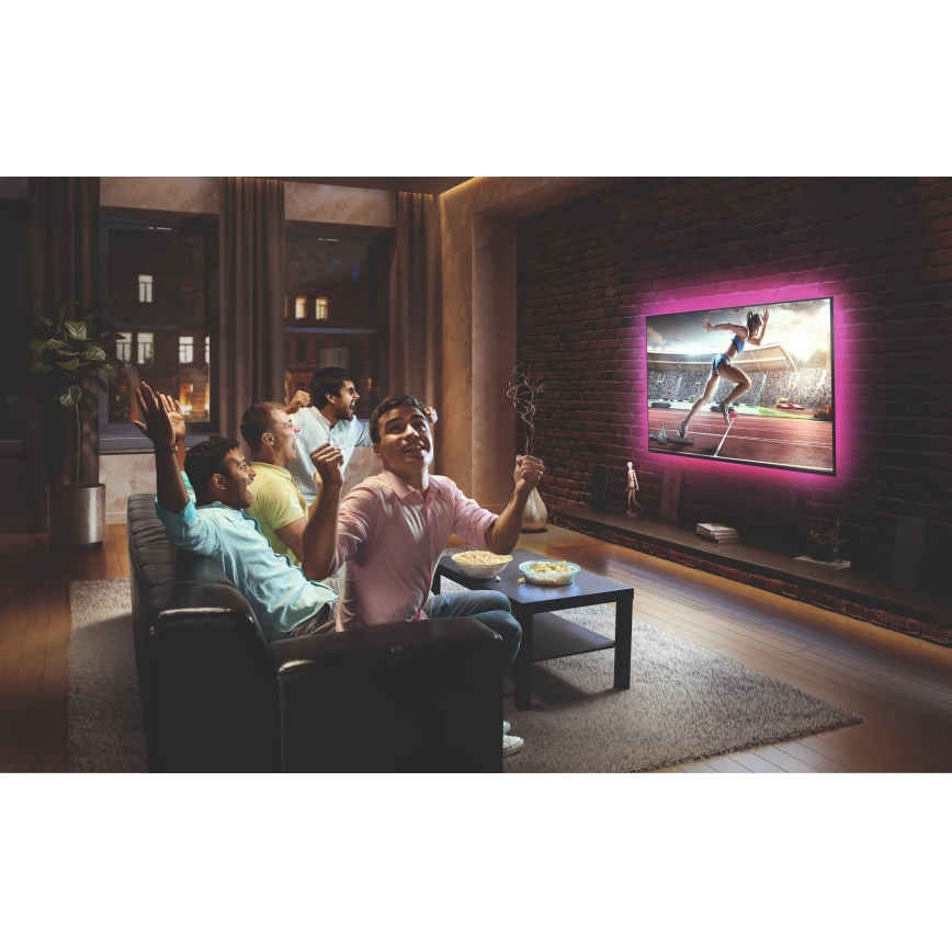 Osram - LED RGB лента с възможност за димиране FLEX TV MOOD 1,5m LED/4W/5V + дистанционно управление