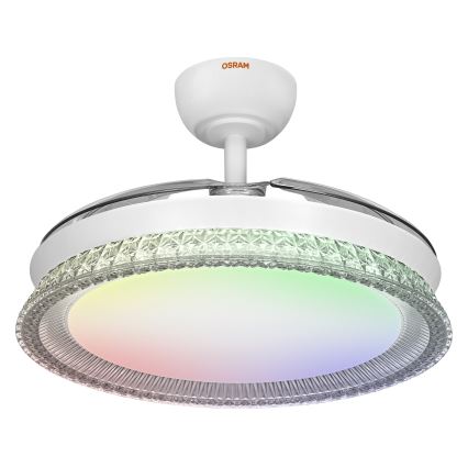 Osram - RGB LED димируемо таванно осветително тяло с вентилатор CIERZO LED/35W/230V 3000-6500K + дистанционно управление
