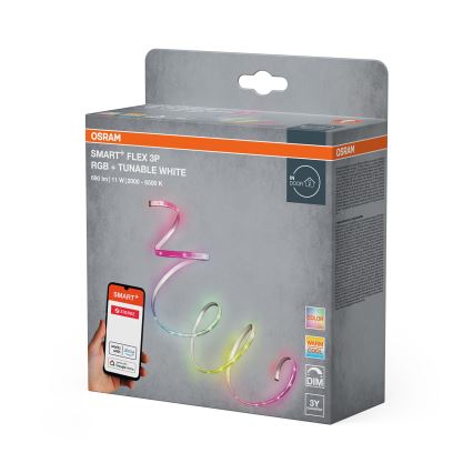 Osram - LED RGB+TW димируема лента SMART+ FLEX 1,8m LED/11W/230V 2000-6500K